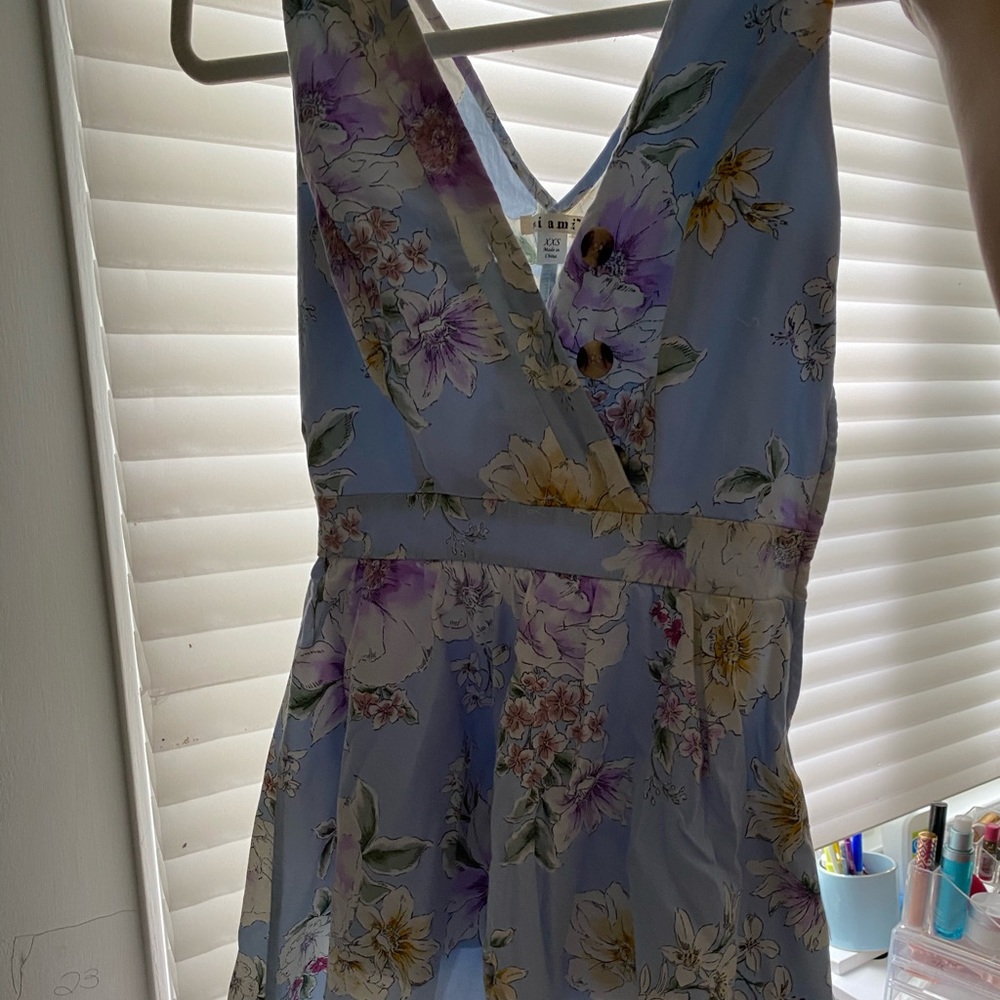 a super cute blue dress